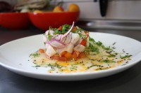 Entrada de ceviche