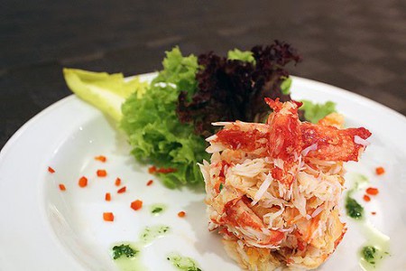 Una rica Entrada de centolla